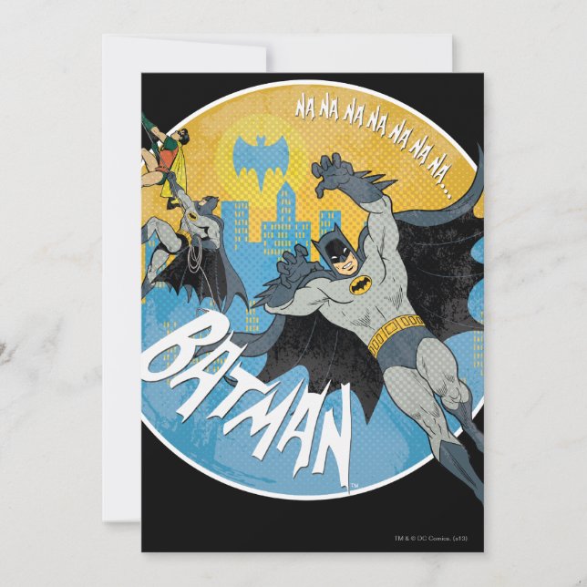 Invitation Icône NANANANANA Batman (Devant)