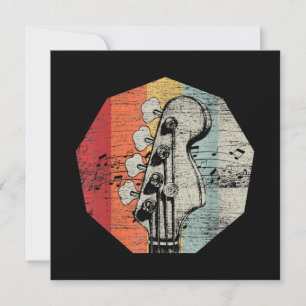 Invitation Idée Cadeau Pour Bass-guitariste - Bass Guitar