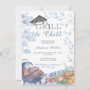 Invitation Idées de modèles de remise de diplômes Grill et Ch