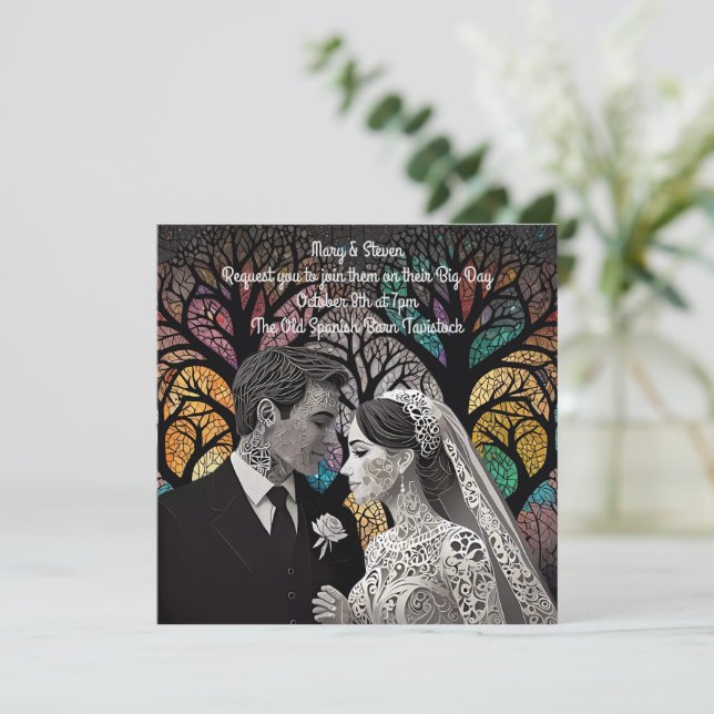 Invitation Idées et cadeaux mariages (Debout devant)