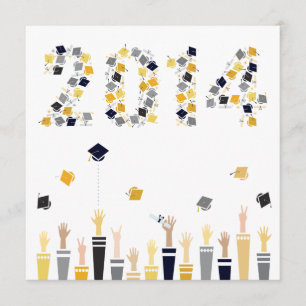 Invitation II de partie de l'obtention du diplôme