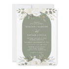 Iivoire Et Sage Élégant Mariage Floral