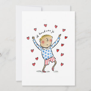 Invitation Ik hou van je