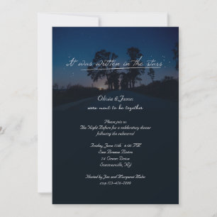 Invitation Il A Été Écrit Dans Le Dîner De Répétition Des Éto