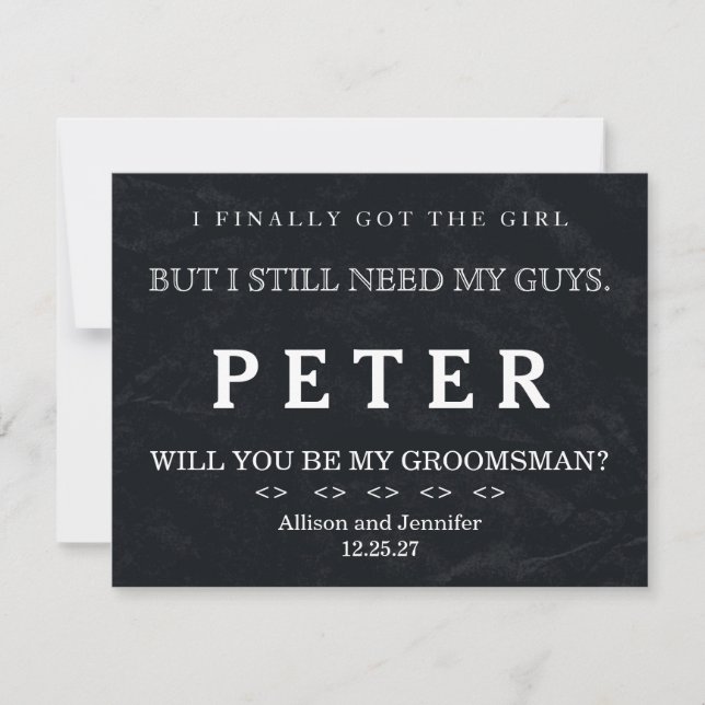 Invitation Il est temps d'adapter Black Chalk Board Red Crava (Devant)