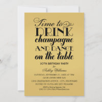 Il est temps de boire du Champagne Black Gold Anni