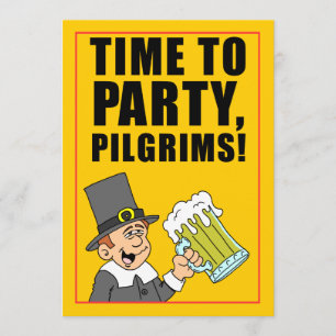 Invitation Il Est Temps De Faire La Fête Aux Pèlerins De L'Am