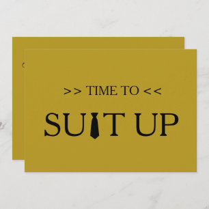 Invitation Il est temps de répondre à l'Arrière - plan blanc