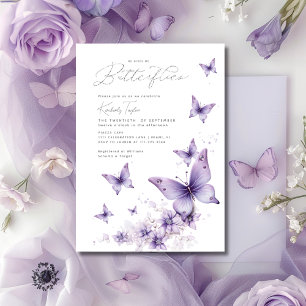 Invitation Il Me Donne De La Fête des mariées De Papillons Vi