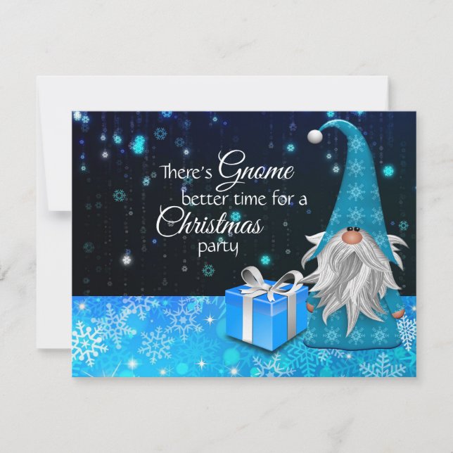 Invitation Il y a de mieux en mieux à Noël (Devant)
