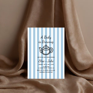 Invitation illustration baby shower Tea Doodle