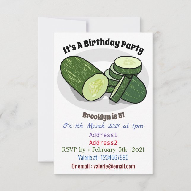 Invitation Illustration de combre (Devant)