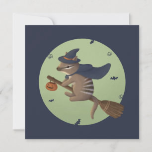 Invitation Illustration d'Halloween : Numéro de l'Assistant