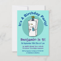 Illustration drôle de réfrigérateur