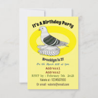 Illustration du pigeon pigeon du Bouclier de Saxon