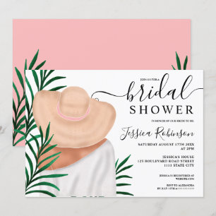 Invitation Illustration tropicale moderne douche nuptiale