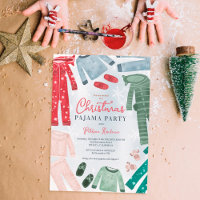 illustrations de fête de pyjama de Noël pour enfan