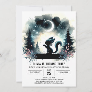 Invitation Imaginaire Enchanted Chat Anniversaire