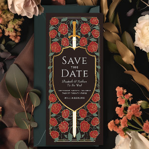 Invitation Imaginaire médiéval Sword & Shield Enregistrer la
