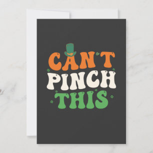 Invitation Impossible de pincer cette chance irlandaise amusa