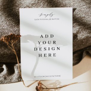 Invitation Impression d'invitation 5 po x 7 po