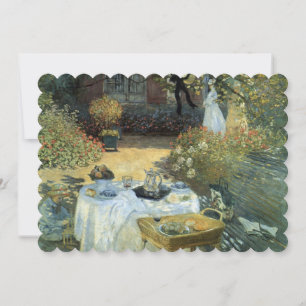 Invitation Impressionnisme Art Afteroon Tea Party Fête des ma