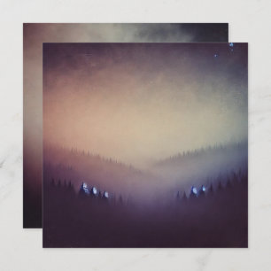 Invitation Imprimable Bouchon Ombre Automne Dusky Morning