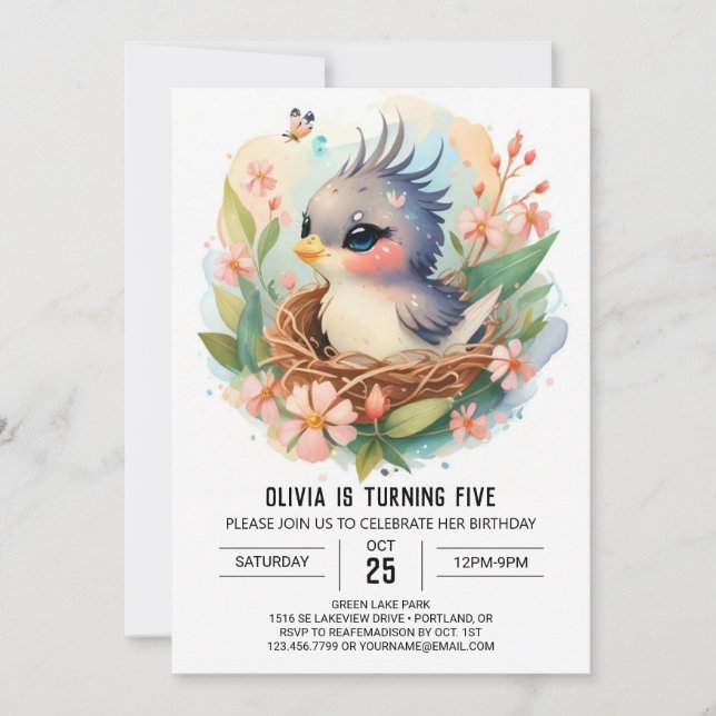 Invitation Imprimable Enfants Anniversaire (Devant)