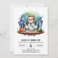 Imprimable Mad Scientist Magique Anniversaire