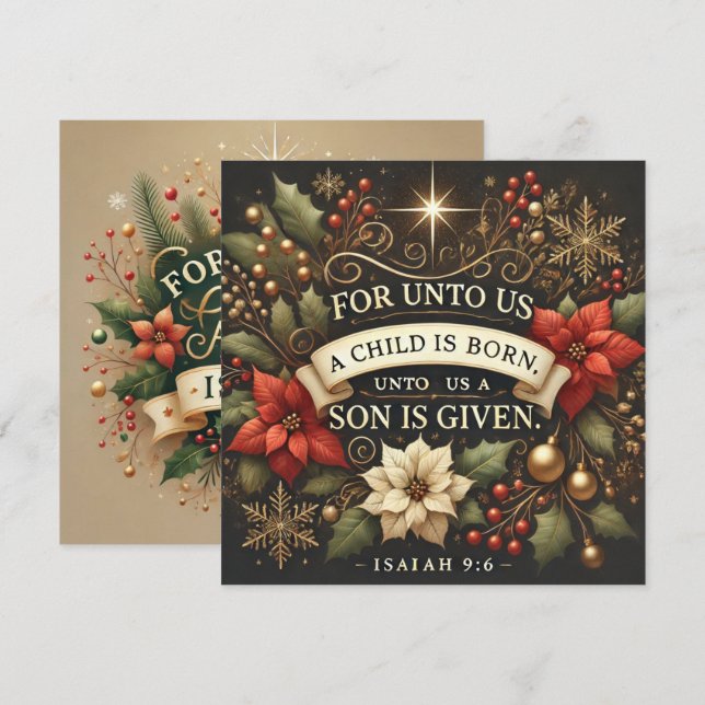 Invitation Imprimable Pour Nous Un Enfant Est Né Scrapbook (Devant / Derrière)