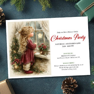 Invitation imprimable pour petite fille attendant 