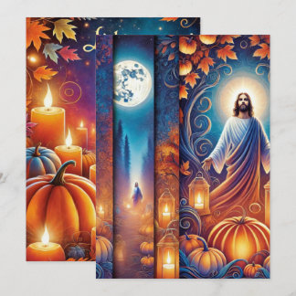 Invitation Imprimable Vibrant Christian Halloween Jésus