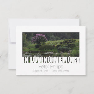 Invitation In Loving Memory Modèle 6 Célébration de la vie