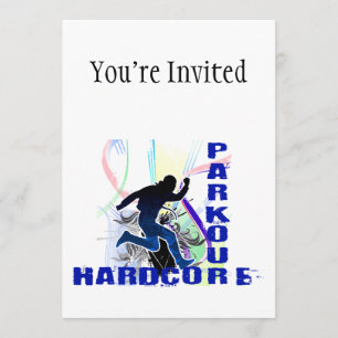 Invitation Inconditionnel courant libre de Parkour