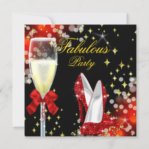 Invitation Incroyables chaussures à talons hauts rouge paille