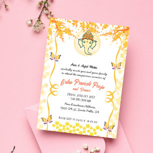 Invitation Inde Hindu Houseréchauffe Griha Pravesh