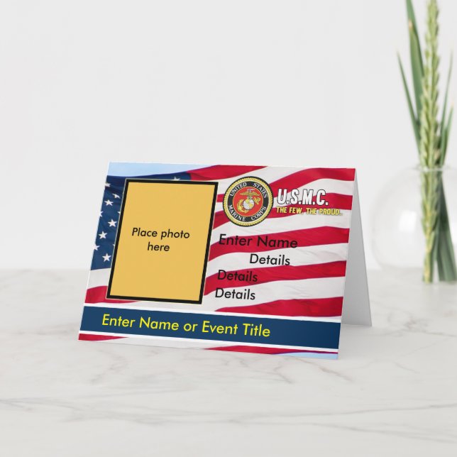 Invitation Indicateur d'invitation USMC (Devant)