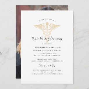 Invitation Infirmière Pinning Graduation 2024 Photo