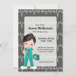 Invitation Infirmière pour enfants