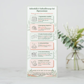 Invitation Infoblatt Depressionen für Klienten/Patienten
