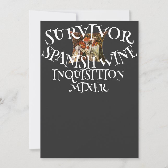 Invitation Inquisition espagnole (Devant)