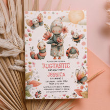 Insectes lunaires Nature BUGTASTIQUE Anniversaire 