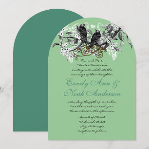 Invitation Inséparables Printemps été Orchard Grove Mariage