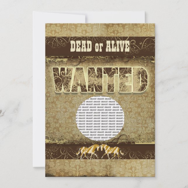 Invitation Insertion vivante morte voulue occidentale de (Devant)
