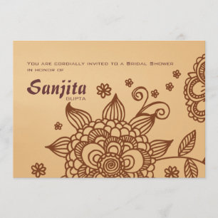 Invitation Inspiration hennée