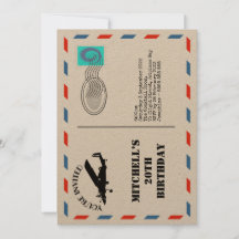 Invitation Inspirée par les Voyages