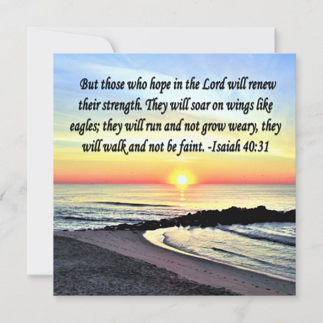 INVITATION INSPIRING ISAIAH 40:31 (Devant)