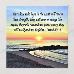 INVITATION INSPIRING ISAIAH 40:31
