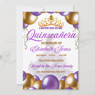 Invitation Invitacion 15 años