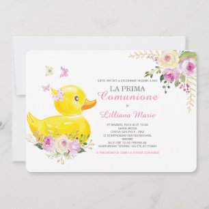 Invitation Invitación Comunión Niña